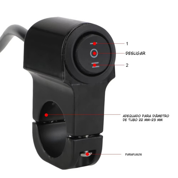 Ferramenta Essencial para Motociclistas – Chave de Luz para Motos Performance Style