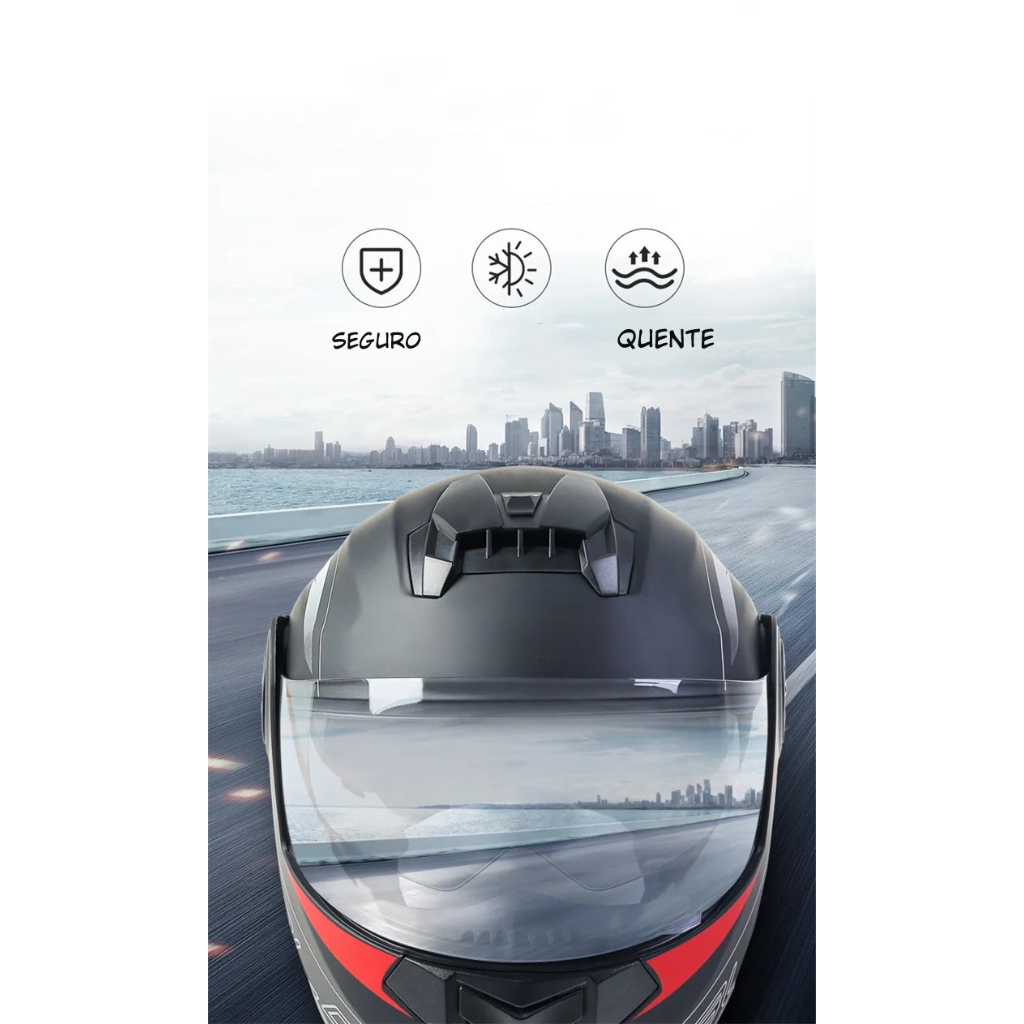 Capacete de Moto Moderno – Proteção e Design | Performance Style