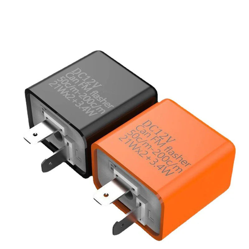 Relé Pisca-Pisca LED para Moto – 2 Pinos, Frequência Ajustável 12V | Performance Style