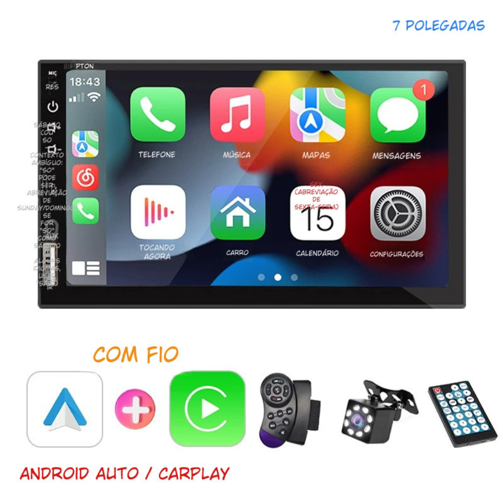 Rádio de Carro Inteligente – Conectividade e Estilo | Performance Style