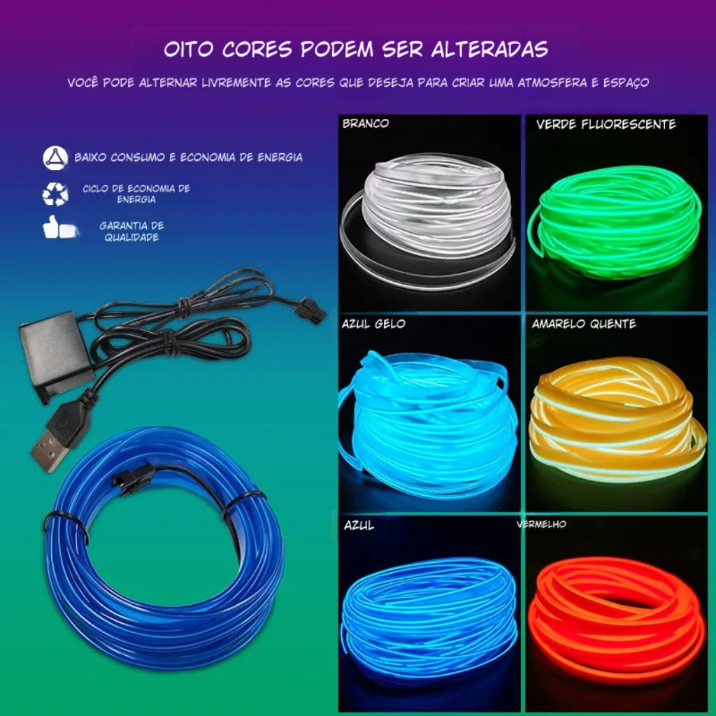 Iluminação Neon para Carro – Visual Moderno e Sofisticado | Performance Style